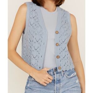 Cleo + Wolf knit vest top
